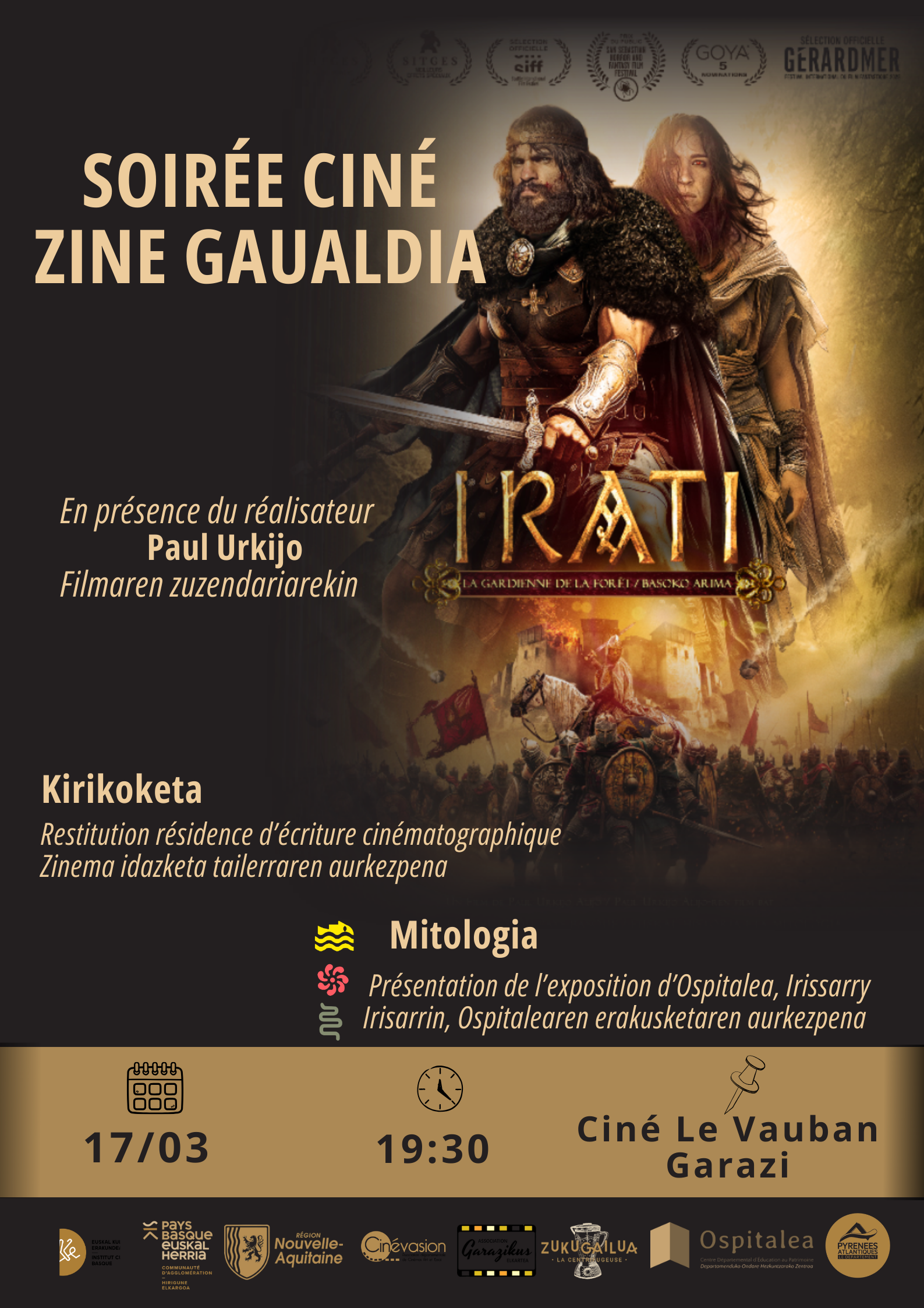 Affiche soirée 17 mars